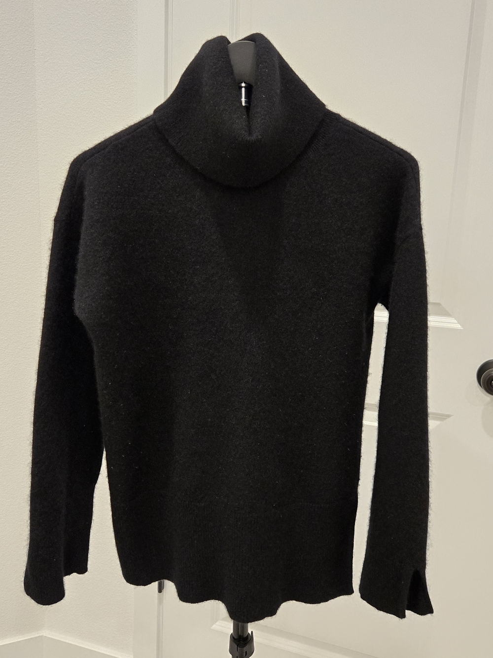Classic Black Turtleneck Sweater